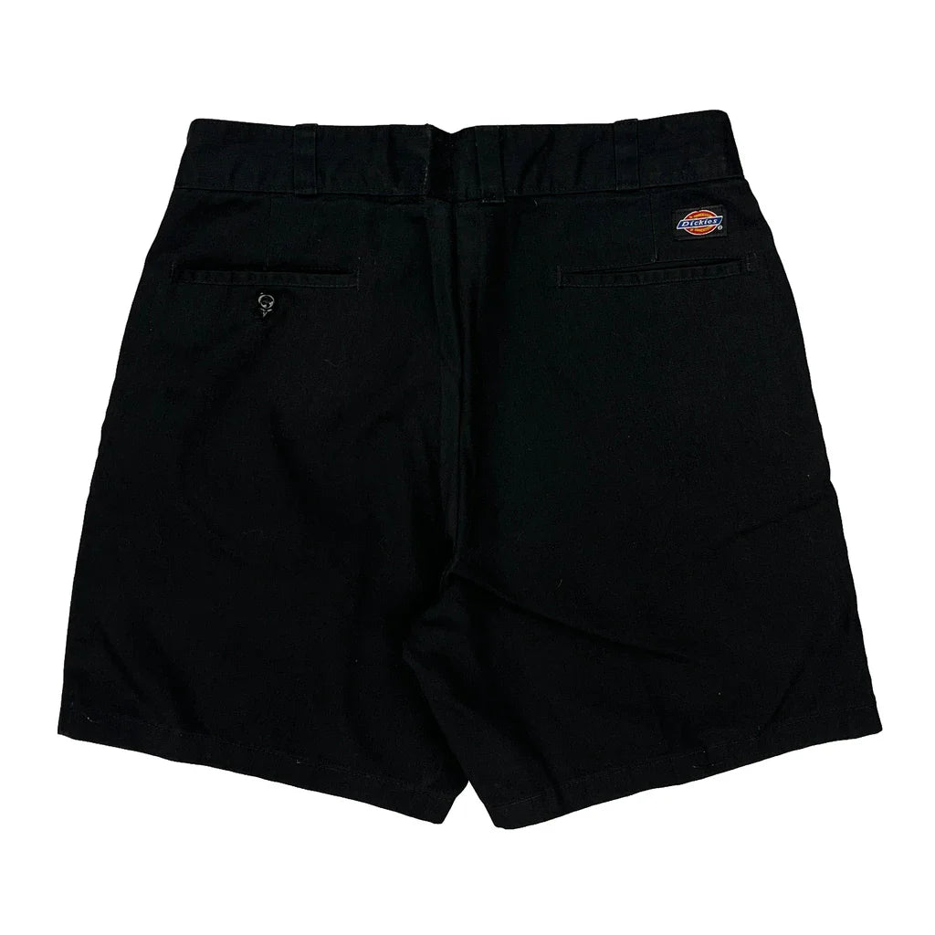 Dickies Shorts - 32W 7L Black Cotton Refurbished - Thrifted (note: this is a term often used to describe second- refurbished available on Cerqular