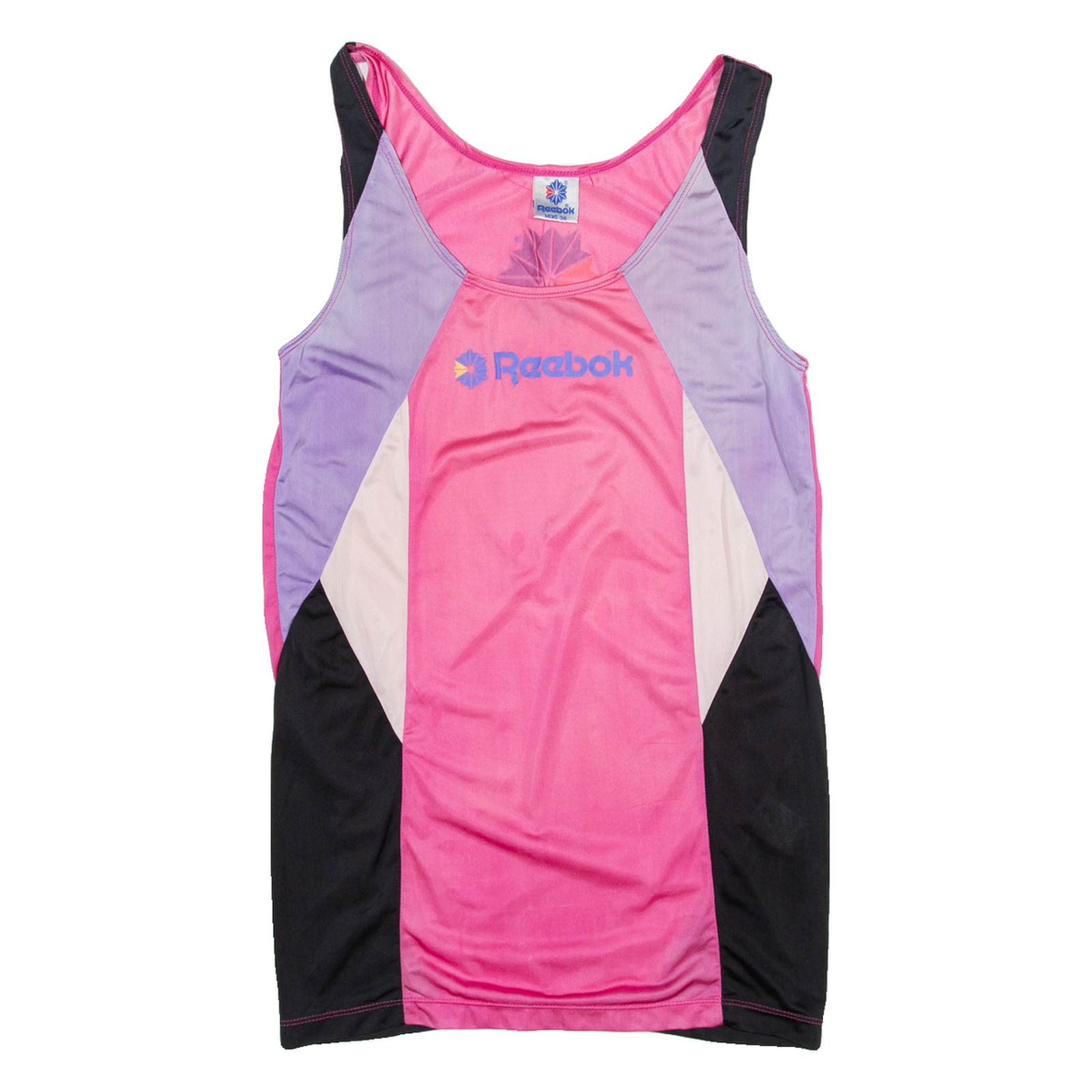 REEBOK Mens Vest Pink Sleeveless S Refurbished - N/A refurbished available on Cerqular
