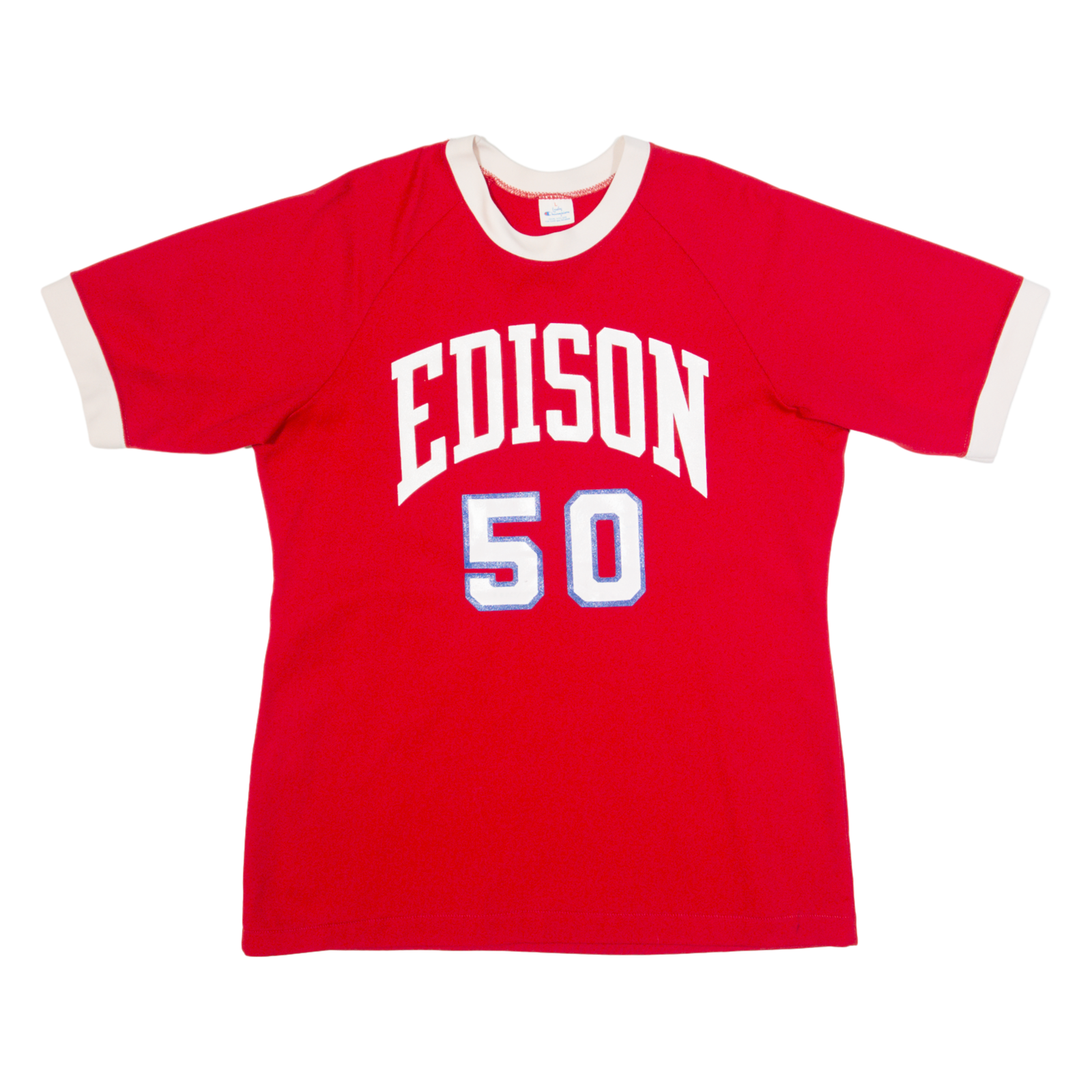 CHAMPION Edison 50 Womens Jersey Red 90s USA L Refurbished - N/A refurbished available on Cerqular
