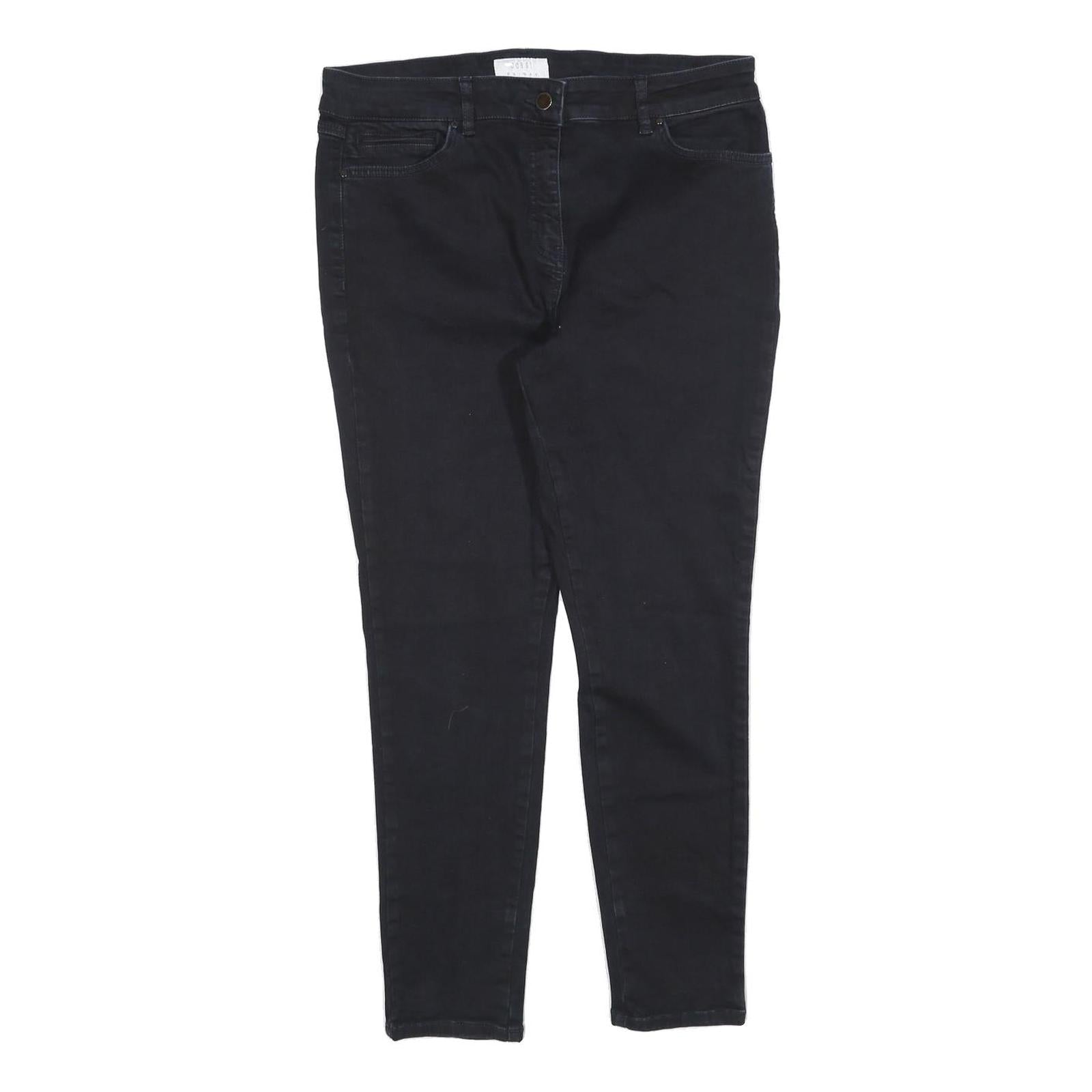 COAST Womens Slim Black Cotton Denim Jeans W32 L27 Zip Refurbished - N/A refurbished available on Cerqular
