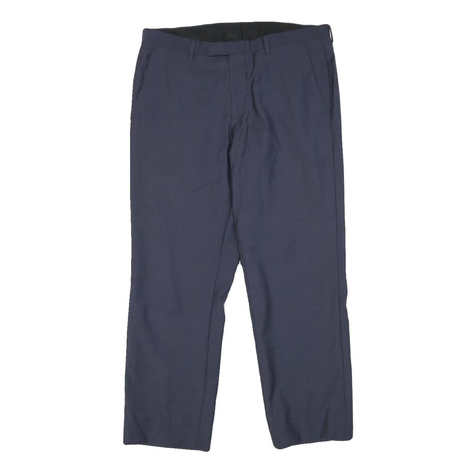 Buy BOSS Mens Wool Navy Regular Fit Straight Leg Trousers W32 L27 Dress Pants Refurbished - $36.39 BOSS Mens Wool Navy Regular Fit Straight Leg Trousers W32 L27 Dress Pants Refurbished - N/A refurbished available on Cerqular