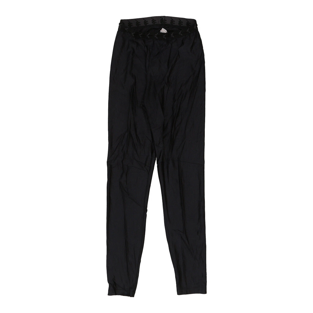 Kappa Leggings - Small Black Polyester Refurbished - Thrifted (note: this is a term often used to describe second- refurbished available on Cerqular