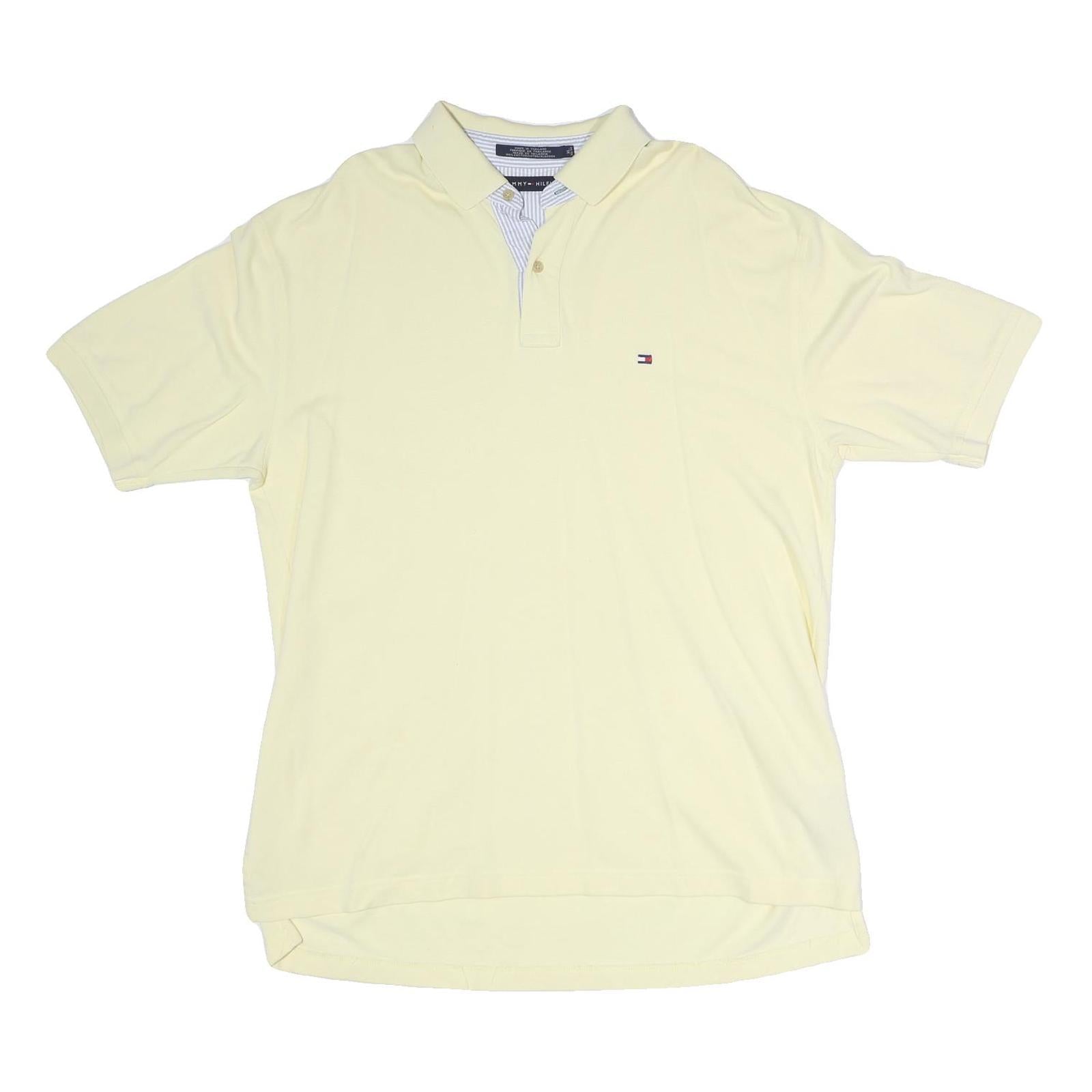 Buy TOMMY HILFIGER Mens Yellow Basic Cotton Polo Shirt XL Short Sleeve Casual Refurbished - $33.79 TOMMY HILFIGER Mens Yellow Basic Cotton Polo Shirt XL Short Sleeve Casual Refurbished - N/A refurbished available on Cerqular