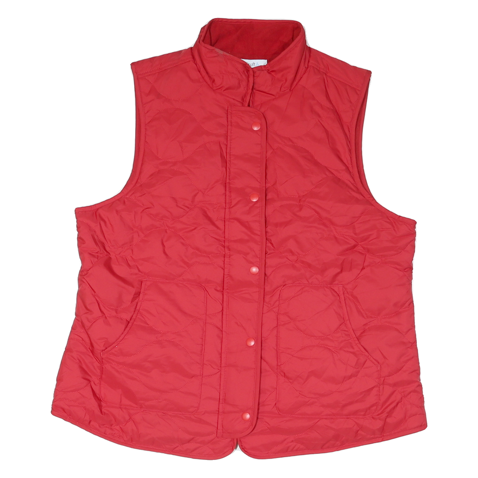 Buy CROFT & BARROW Womens Red Quilted Gilet L Polyester Blend Zip Fastening Casual Refurbished - $44.19 CROFT & BARROW Womens Red Quilted Gilet L Polyester Blend Zip Fastening Casual Refurbished - N/A refurbished available on Cerqular