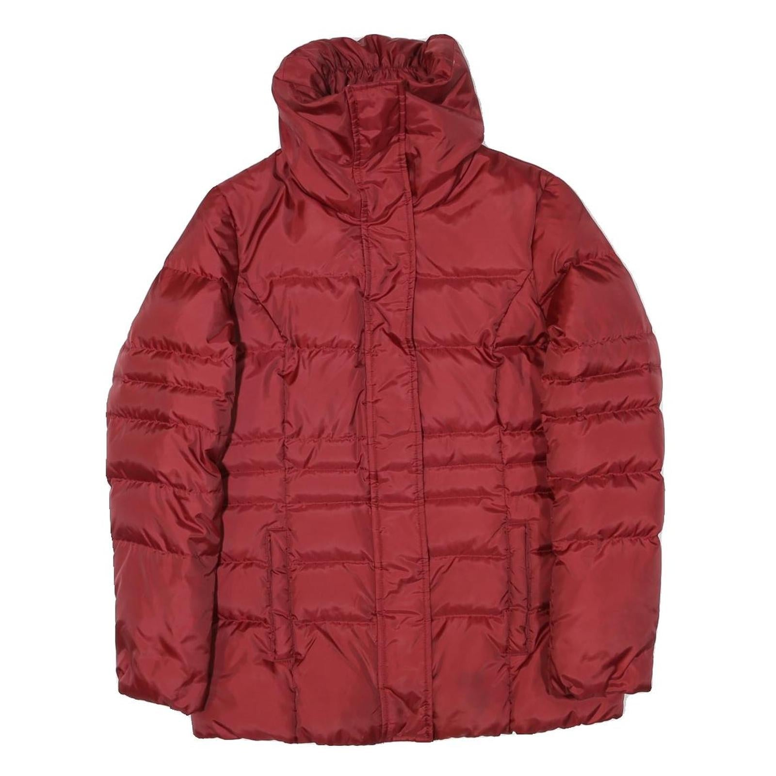 BROOKS BROTHERS Womens Red Jacket S Polyester Blend Puffer Zip Fastening Refurbished - N/A refurbished available on Cerqular