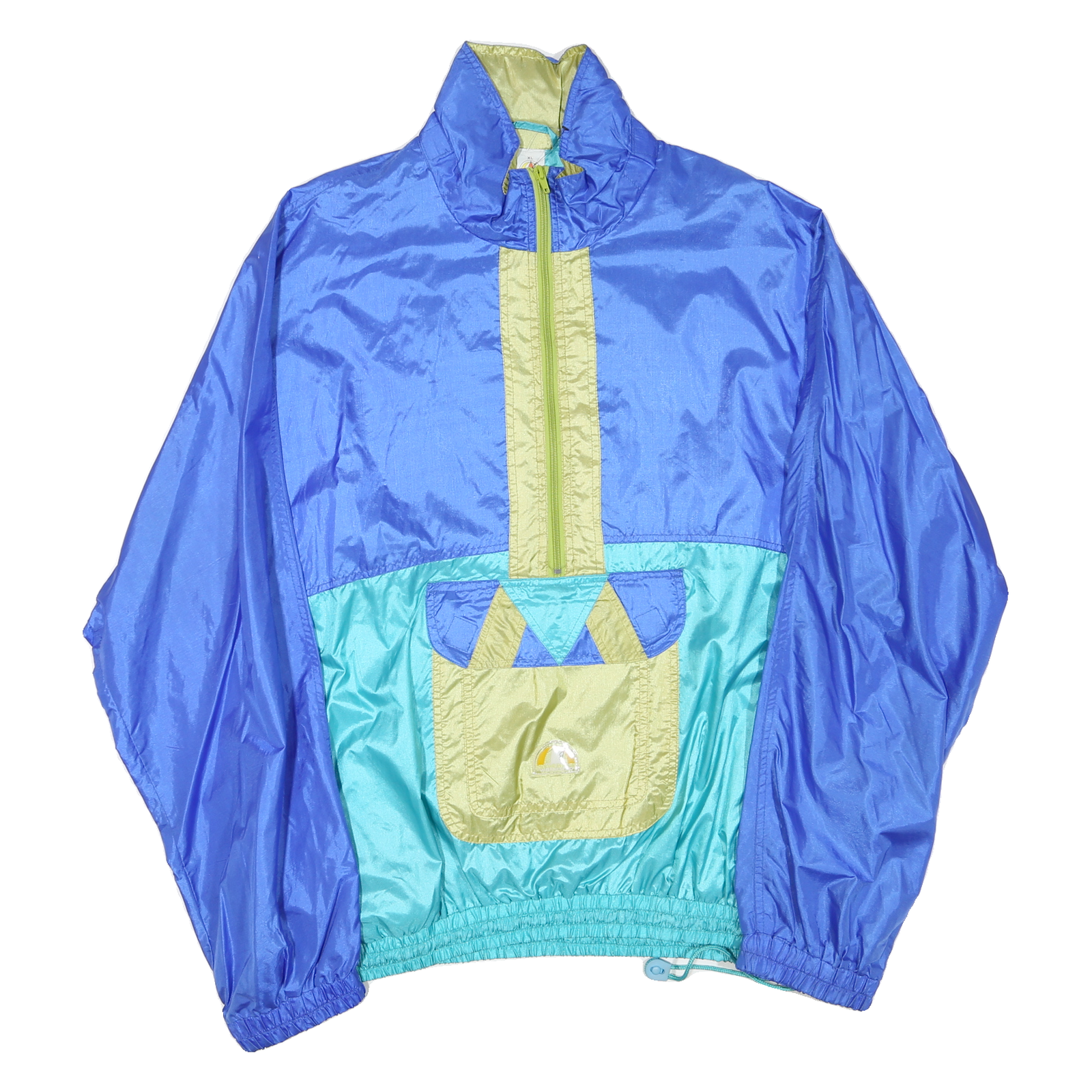 Womens Blue & Green Zip Polyester Blend Jacket XL Plain Casual Lightweight Refurbished - N/A refurbished available on Cerqular