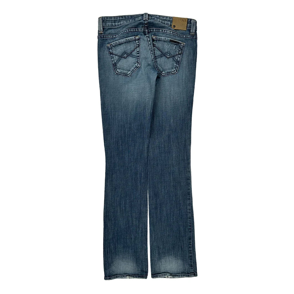 Buy Armani Exchange Boot Cut Jeans - 28W UK 6 Dark Wash Cotton Refurbished - $73.69 Armani Exchange Boot Cut Jeans - 28W UK 6 Dark Wash Cotton Refurbished - Thrifted (note: this is a term often used to describe second- refurbished available on Cerqular