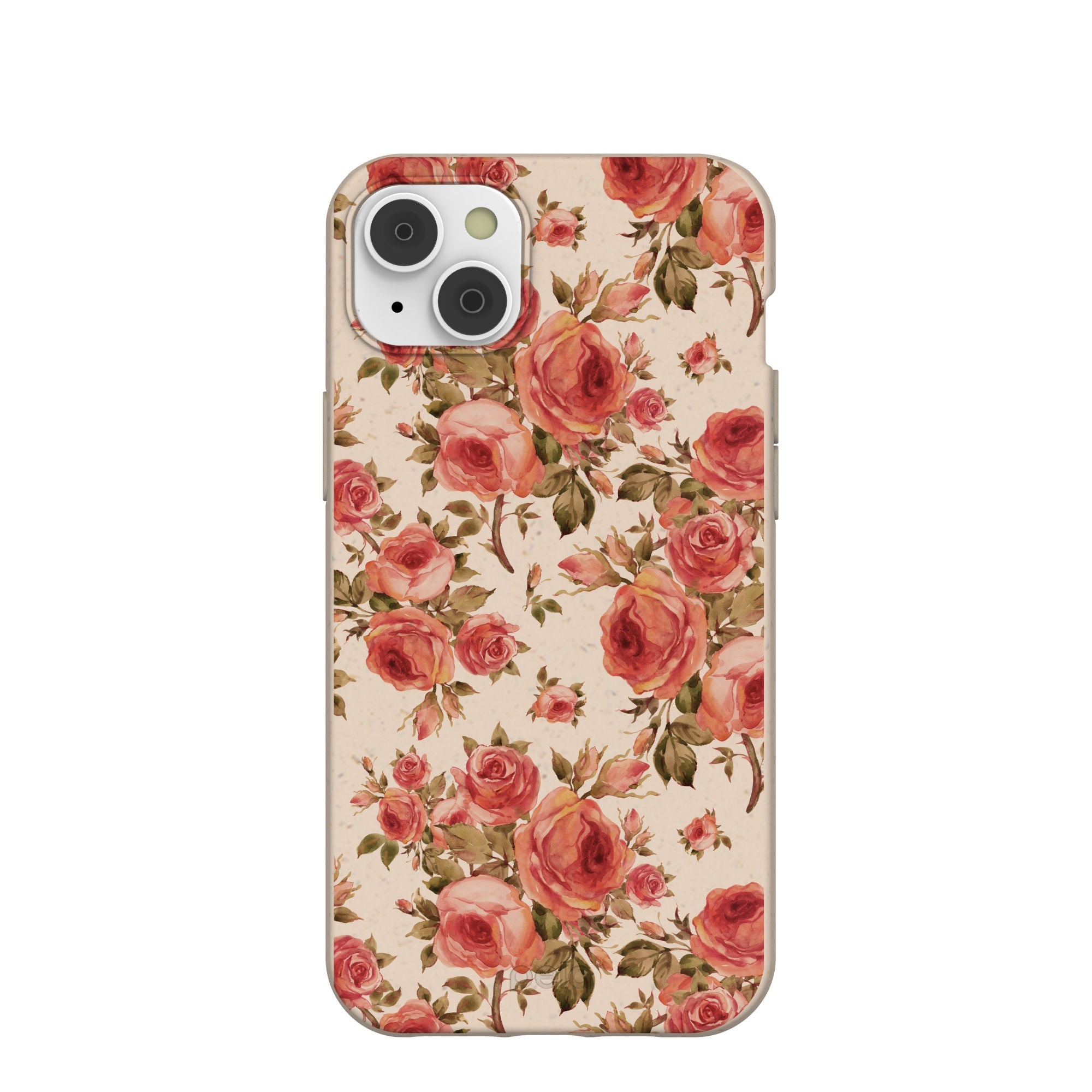 Seashell Rose Garden iPhone 14 Plus Case Refurbished - Pela Case refurbished available on Cerqular
