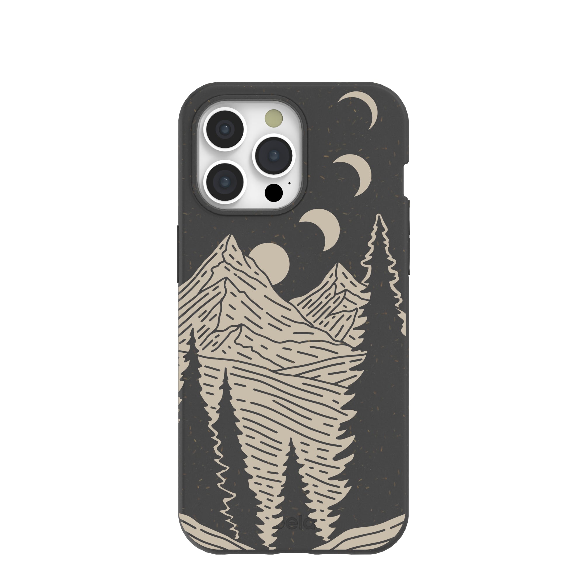 Black Moonlight Peaks iPhone 15 Pro Max Case Refurbished - Pela Case refurbished available on Cerqular