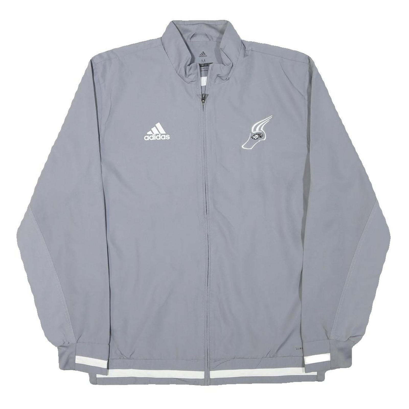 Buy ADIDAS Mens Grey Polyester Blend Track Jacket M Zip Plain Athletic Sportswear Refurbished - $36.39 ADIDAS Mens Grey Polyester Blend Track Jacket M Zip Plain Athletic Sportswear Refurbished - N/A refurbished available on Cerqular