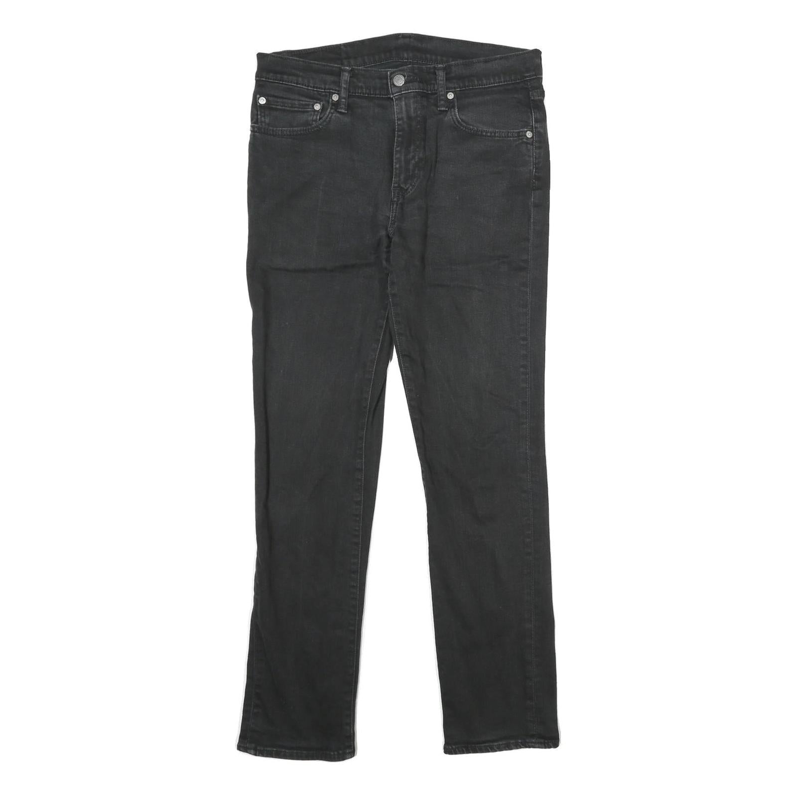 LEVI'S 511 Slim Mens Jeans Black Slim Skinny Denim W32 L32 Stretch Zip Refurbished - N/A refurbished available on Cerqular
