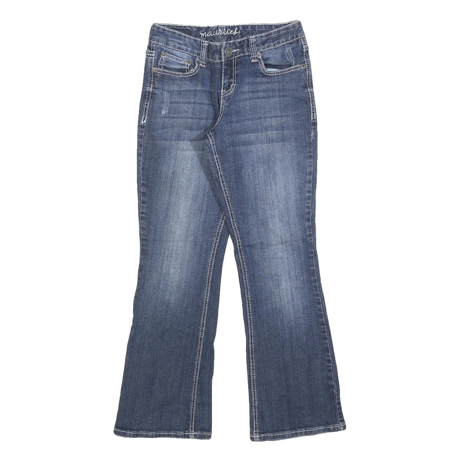 MAURICES Womens Regular Blue Bootcut Denim Medium W26 L28 Stylish Cotton Blend Refurbished - N/A refurbished available on Cerqular