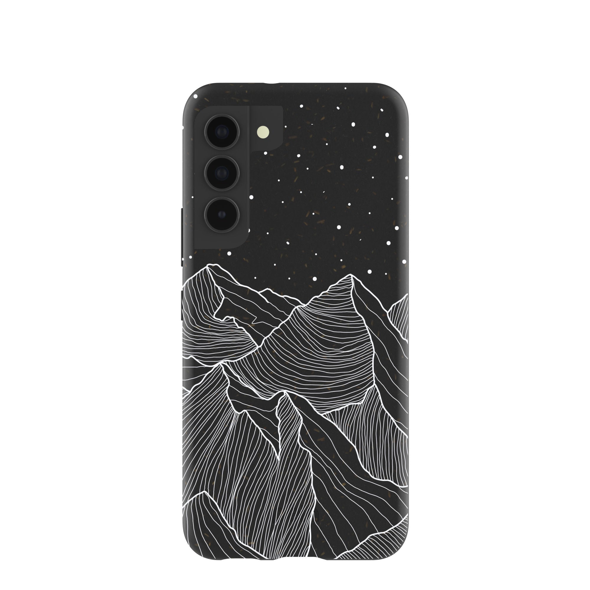 Black Night Panorama Samsung Galaxy S22 Case Refurbished - Pela Case refurbished available on Cerqular