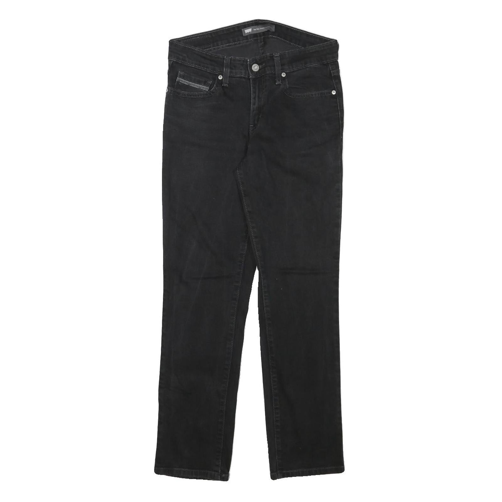 LEVI'S Womens Black Slim Slim Skinny Denim Jeans W27 L28 Classic Cotton Blend Refurbished - N/A refurbished available on Cerqular