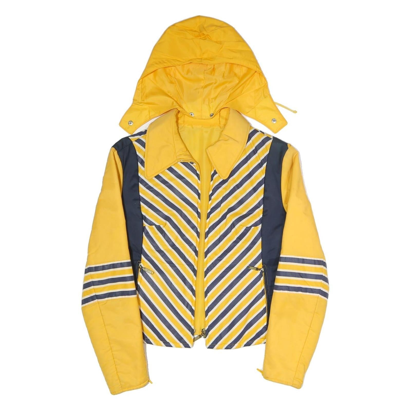Buy Womens Yellow & Navy Striped Zip Jacket S Polyester Blend Casual Lightweight Refurbished - $27.29 Womens Yellow & Navy Striped Zip Jacket S Polyester Blend Casual Lightweight Refurbished - N/A refurbished available on Cerqular