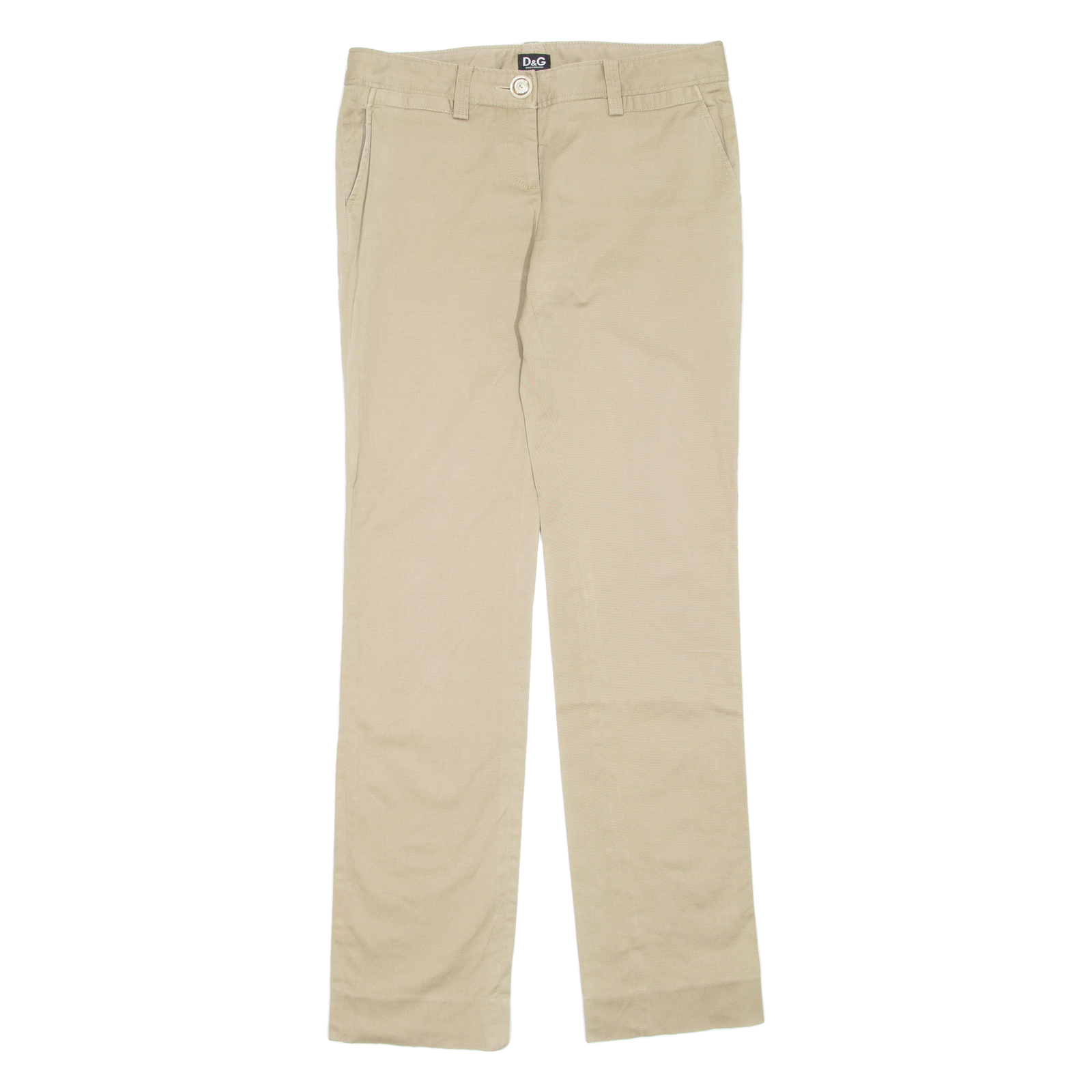 DOLCE & GABBANA Womens Trousers Beige Regular Straight W30 L31 Refurbished - N/A refurbished available on Cerqular