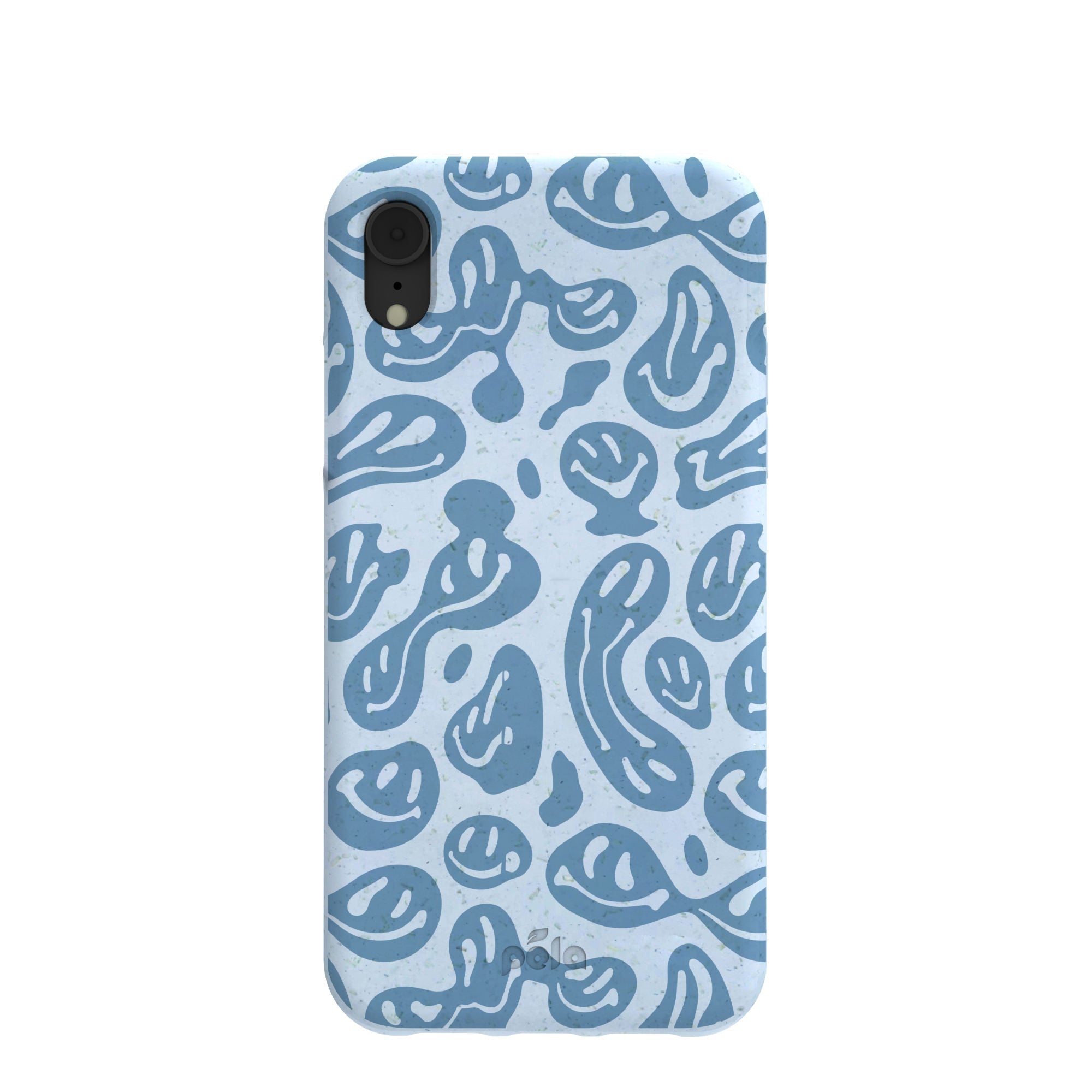 Powder Blue Melting Faces iPhone XR Case Refurbished - Pela Case refurbished available on Cerqular