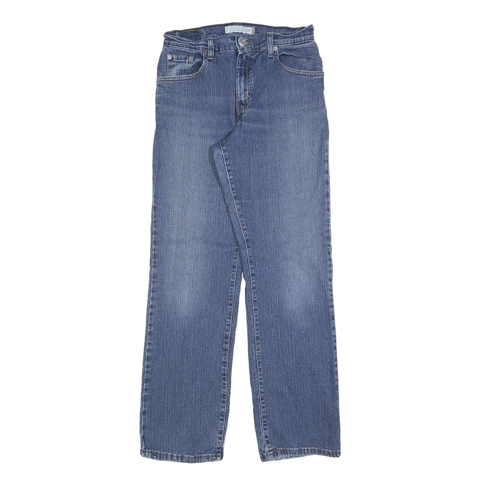 LEVI'S 550 Straight Womens Jeans Blue Relaxed Straight Denim Medium Wash W28 L30 Refurbished - N/A refurbished available on Cerqular