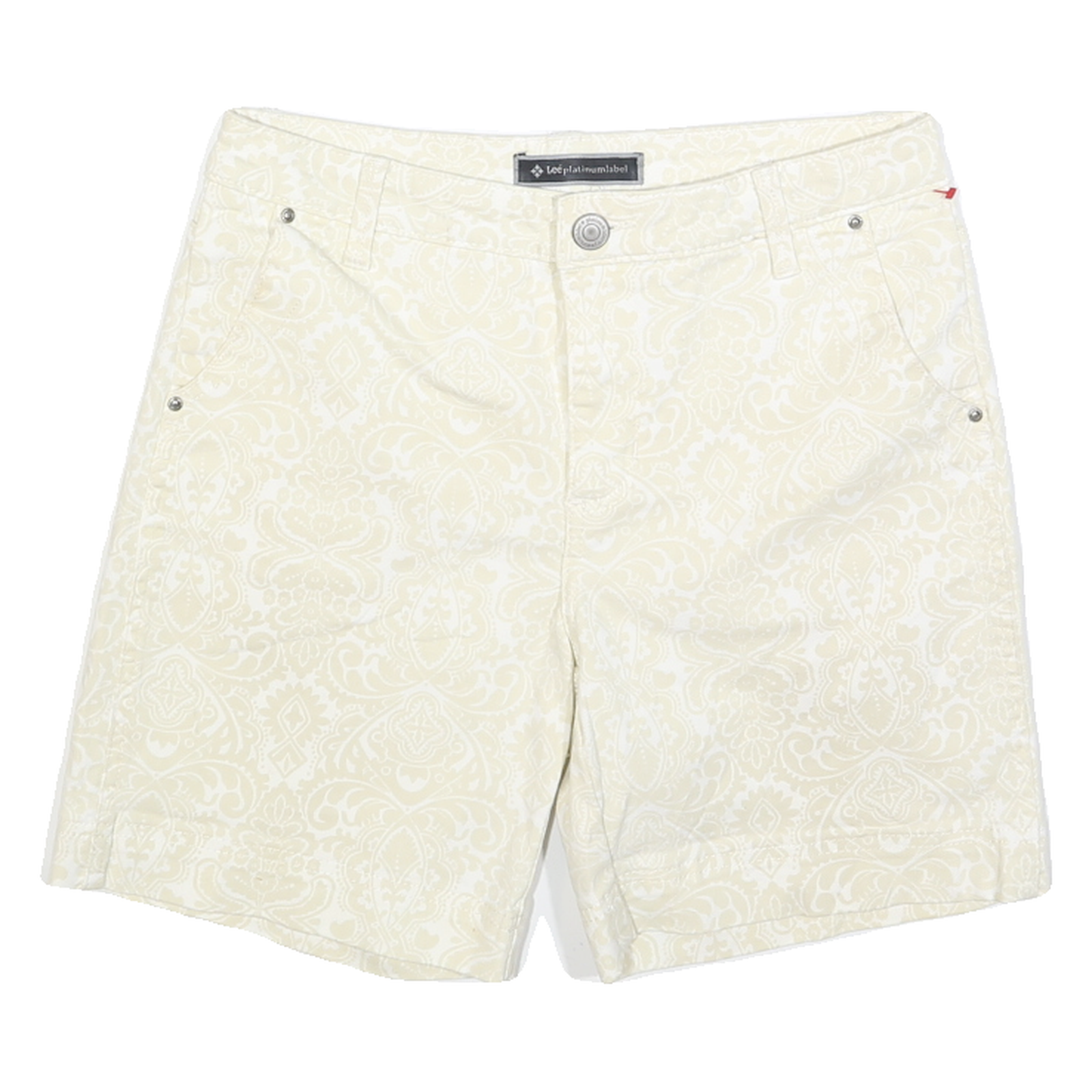 Buy LEE Womens Cream Paisley Casual Shorts S W28 Stylish Patterned Cotton Refurbished - $28.59 LEE Womens Cream Paisley Casual Shorts S W28 Stylish Patterned Cotton Refurbished - N/A refurbished available on Cerqular