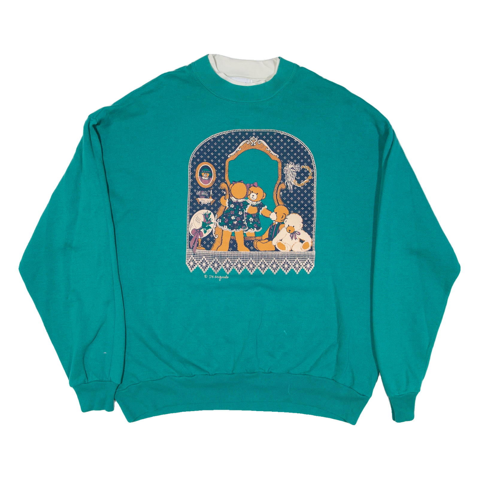 PS ORGINIALS Bear Womens Sweatshirt Blue XL Refurbished - N/A refurbished available on Cerqular