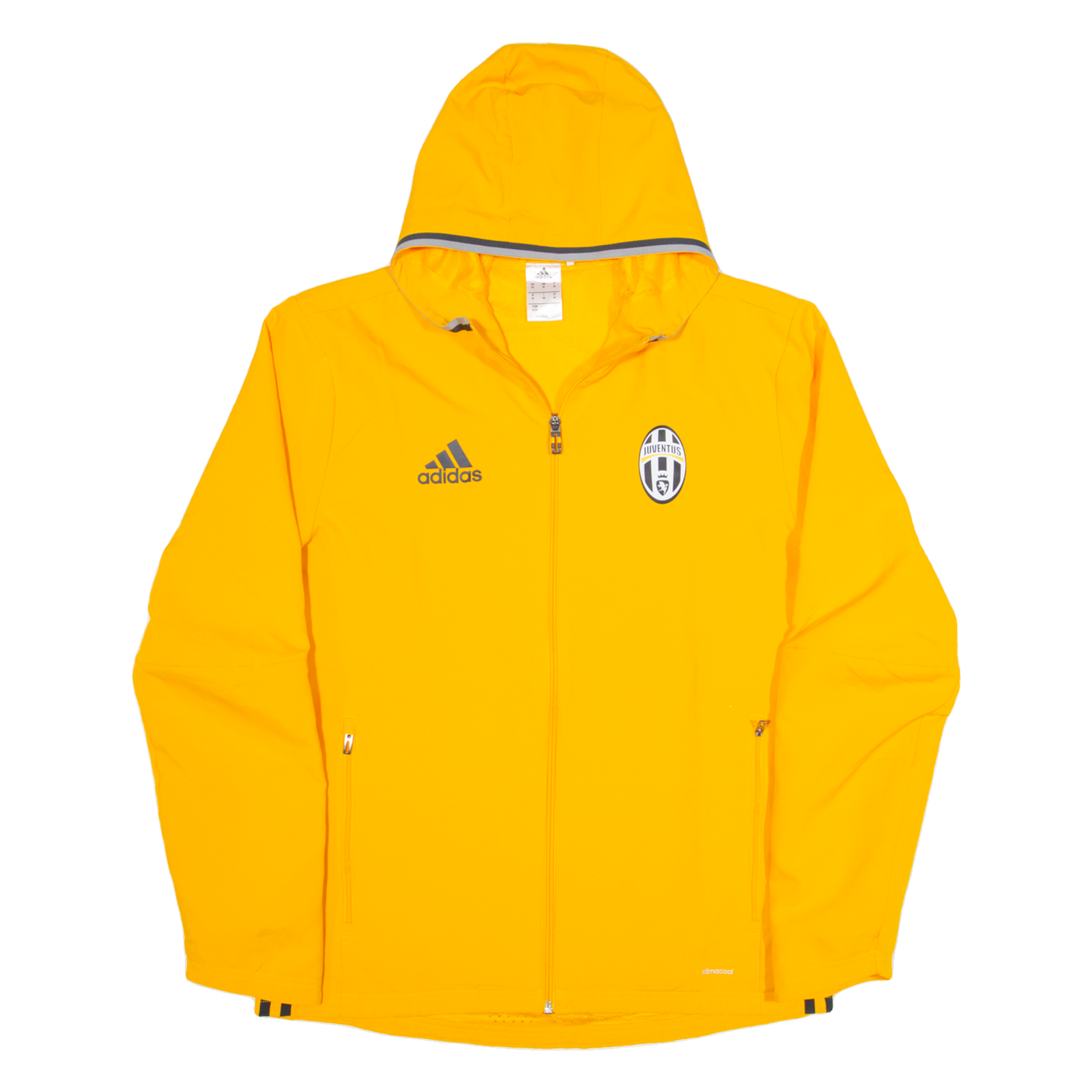 ADIDAS Juventus Mens Track Jacket Yellow Hooded M Refurbished - N/A refurbished available on Cerqular