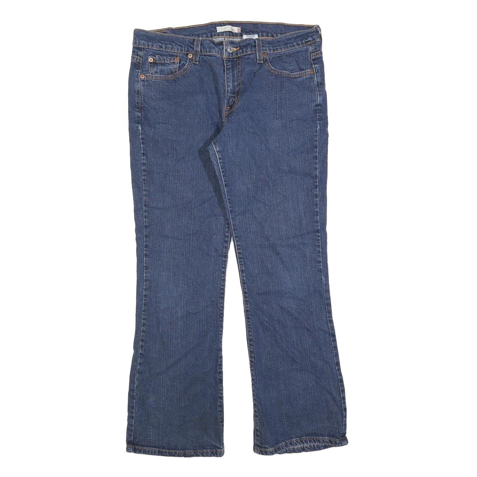 LEVI'S 515 Womens Jeans Blue Regular Straight Denim Medium W34 L30 Classic Fit Refurbished - N/A refurbished available on Cerqular