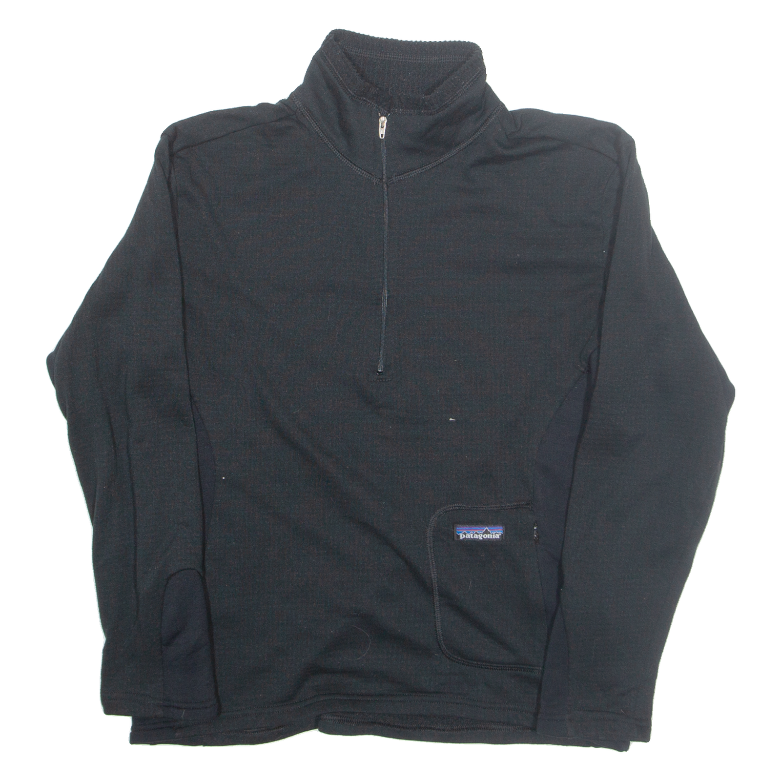 PATAGONIA Womens Fleece Black 1/4 Zip S Refurbished - N/A refurbished available on Cerqular