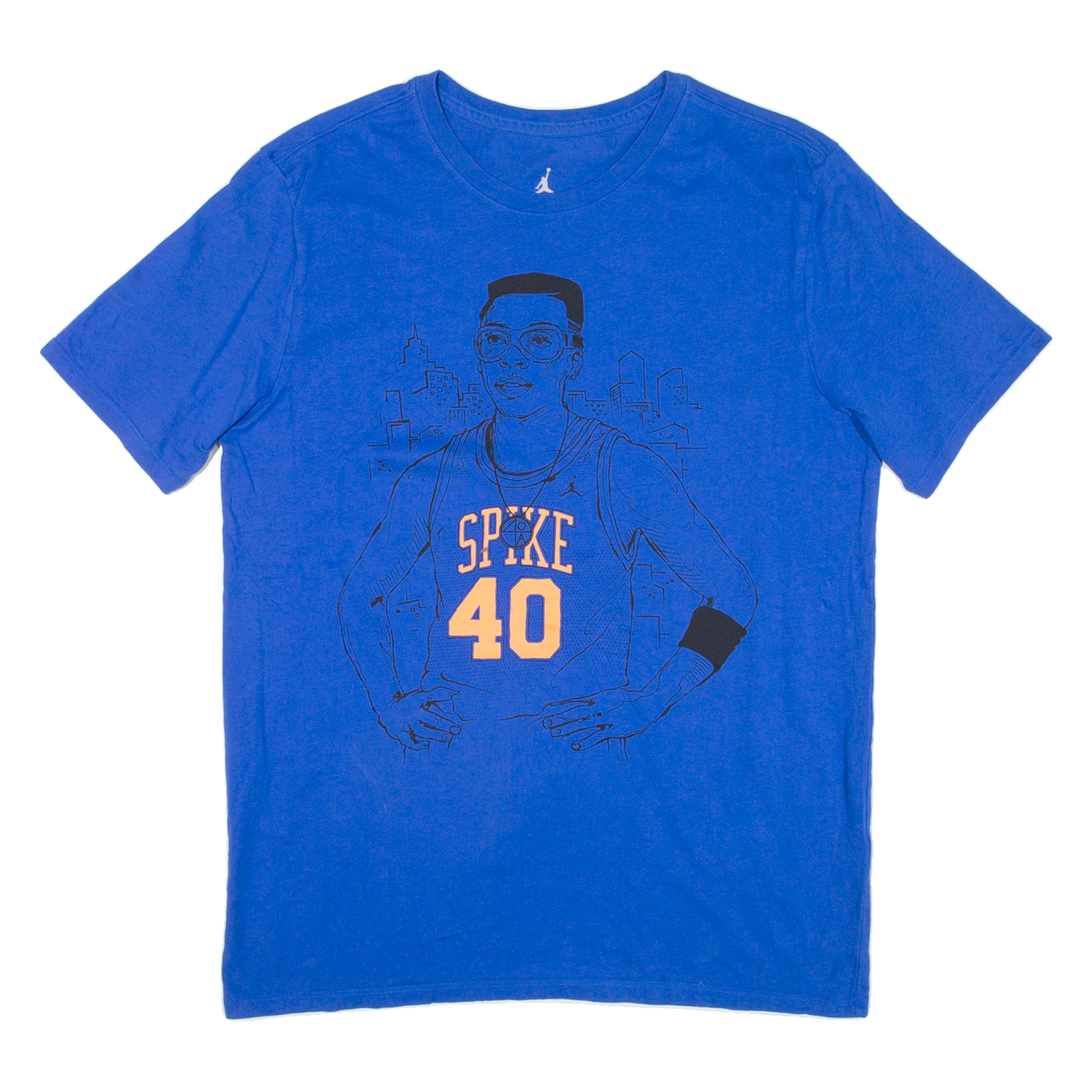 AIR JORDAN Mens T-Shirt Blue L Refurbished - N/A refurbished available on Cerqular