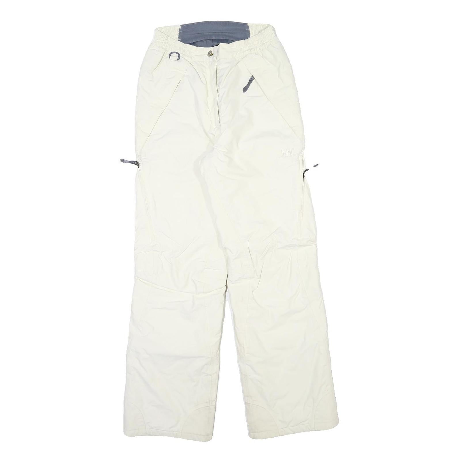 HELLY HANSEN Womens Polyester Blend White Regular Straight Trousers W25 L30 Refurbished - N/A refurbished available on Cerqular