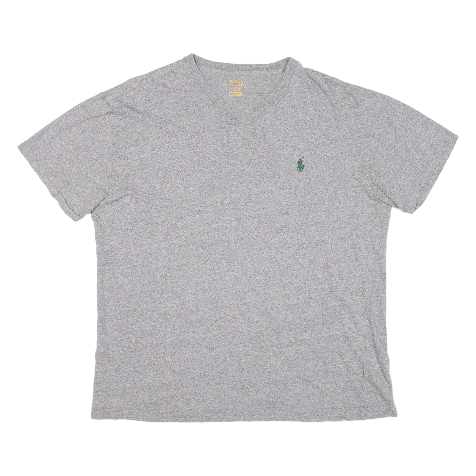 POLO RALPH LAUREN Mens T-Shirt Grey V-Neck S Refurbished - N/A refurbished available on Cerqular
