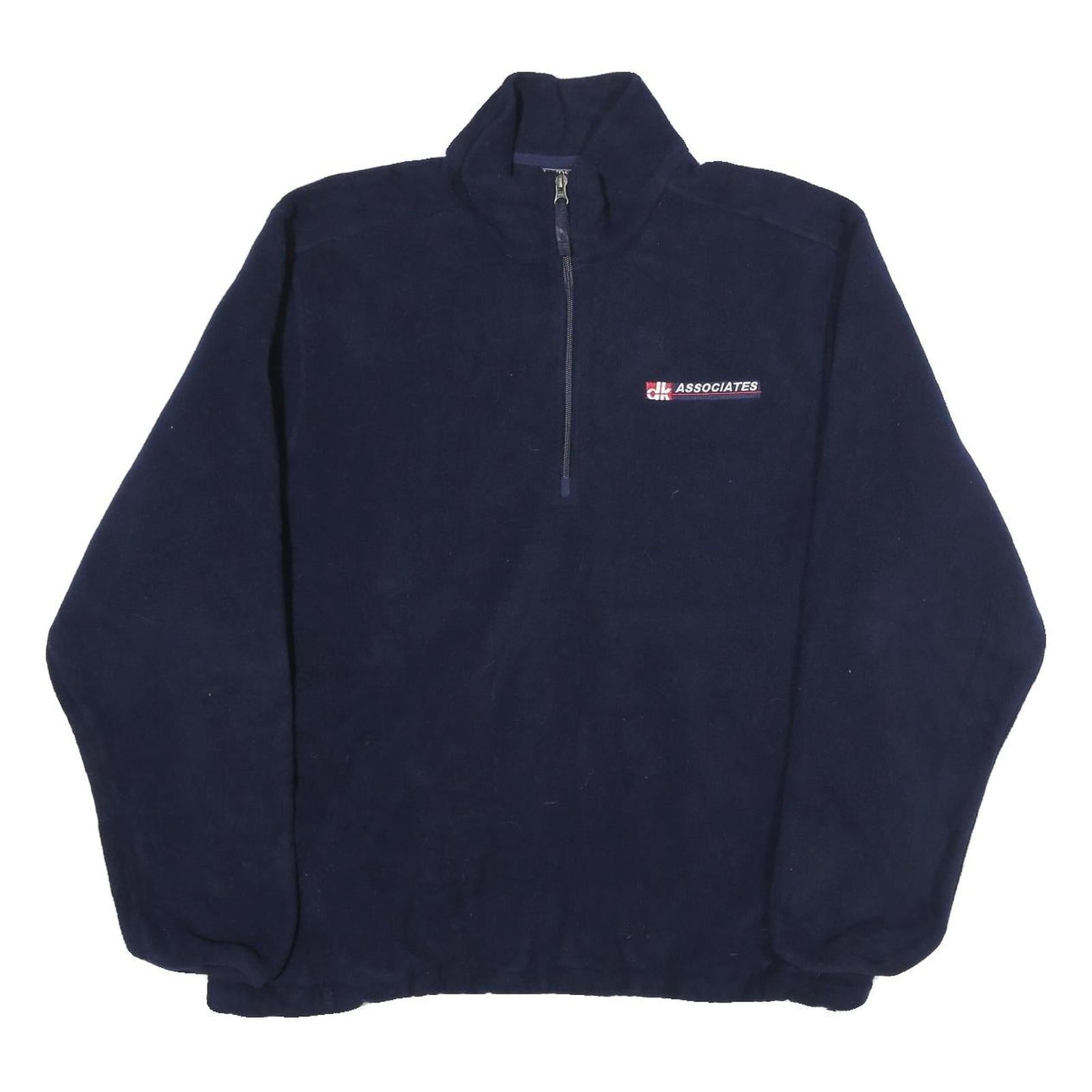 LANDSEND Mens Navy Blue Jumper Plain Pullover Crew Neck Basic Knit L Casual Refurbished - N/A refurbished available on Cerqular