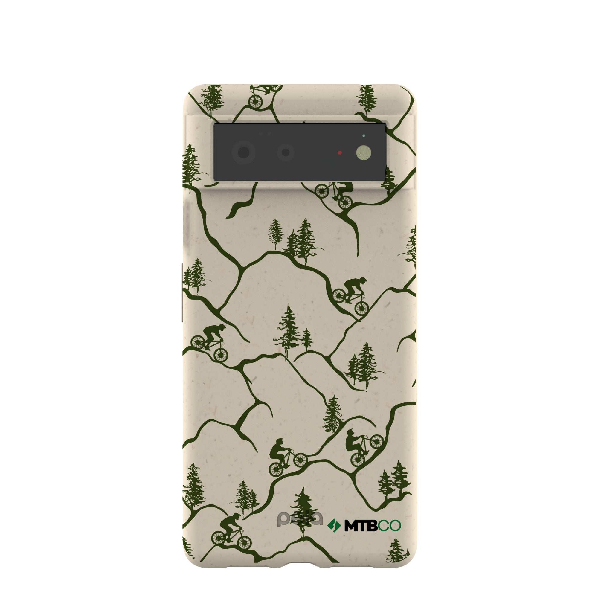 London Fog Bike Trek MTBCO Google Pixel 6 Case Refurbished - Pela Case refurbished available on Cerqular