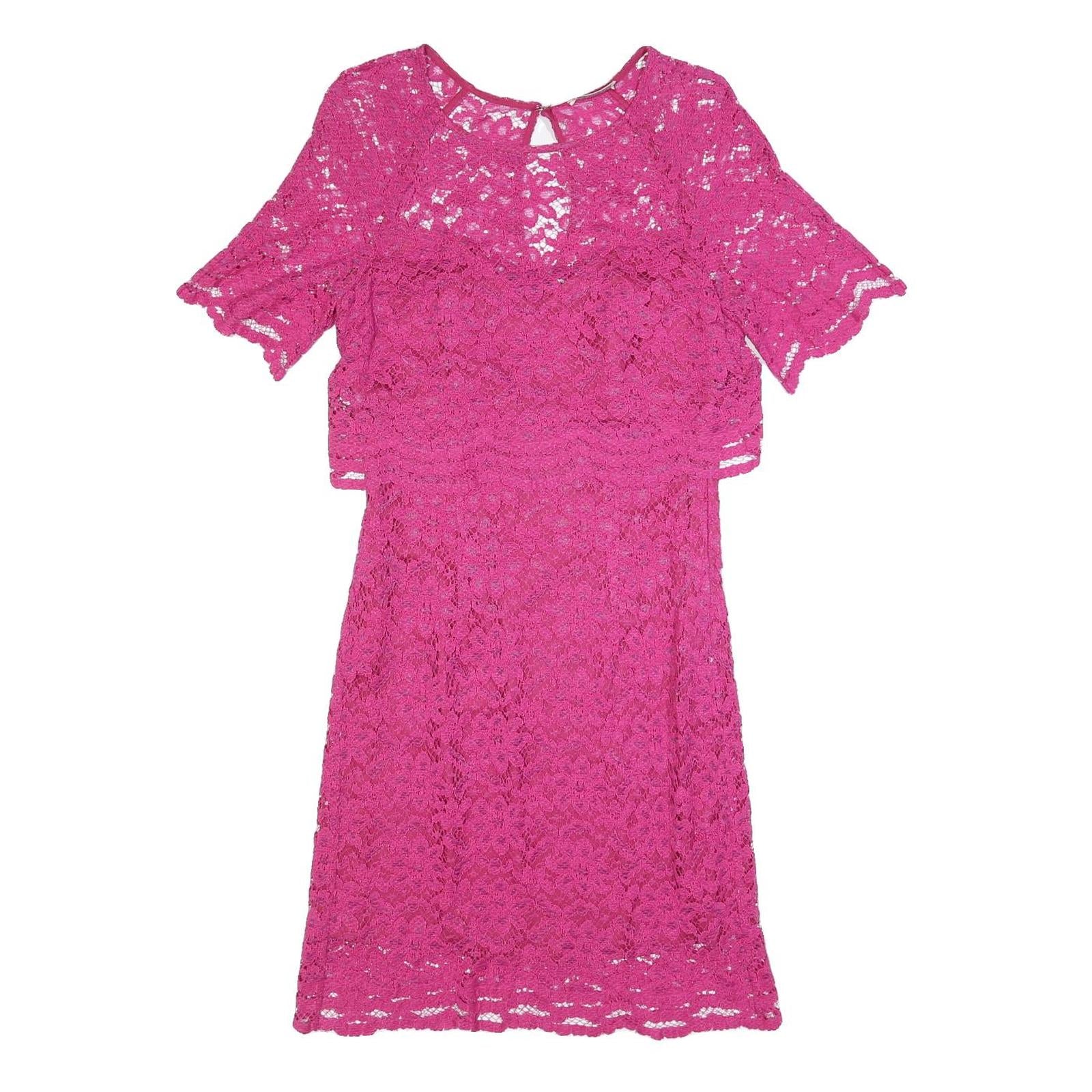 Buy WHISTLES Womens Pink Lace Day Dress Polyester Blend Short Sleeve UK 10 Elegant Refurbished - $49.39 WHISTLES Womens Pink Lace Day Dress Polyester Blend Short Sleeve UK 10 Elegant Refurbished - N/A refurbished available on Cerqular