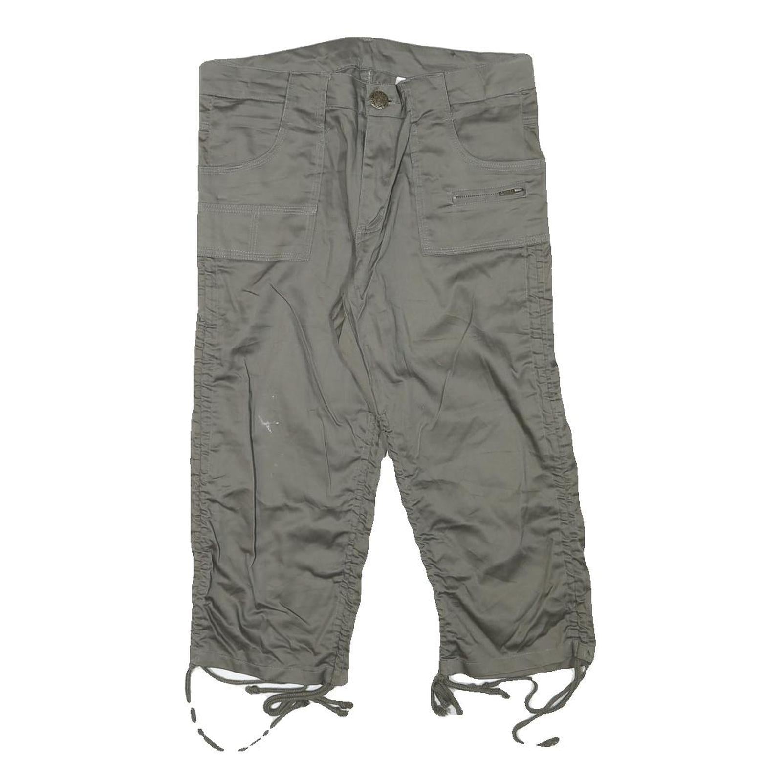 Buy CREST Womens Shorts Grey Cargo Casual M W28 Cotton Blend Drawstring Refurbished - $18.19 CREST Womens Shorts Grey Cargo Casual M W28 Cotton Blend Drawstring Refurbished - N/A refurbished available on Cerqular