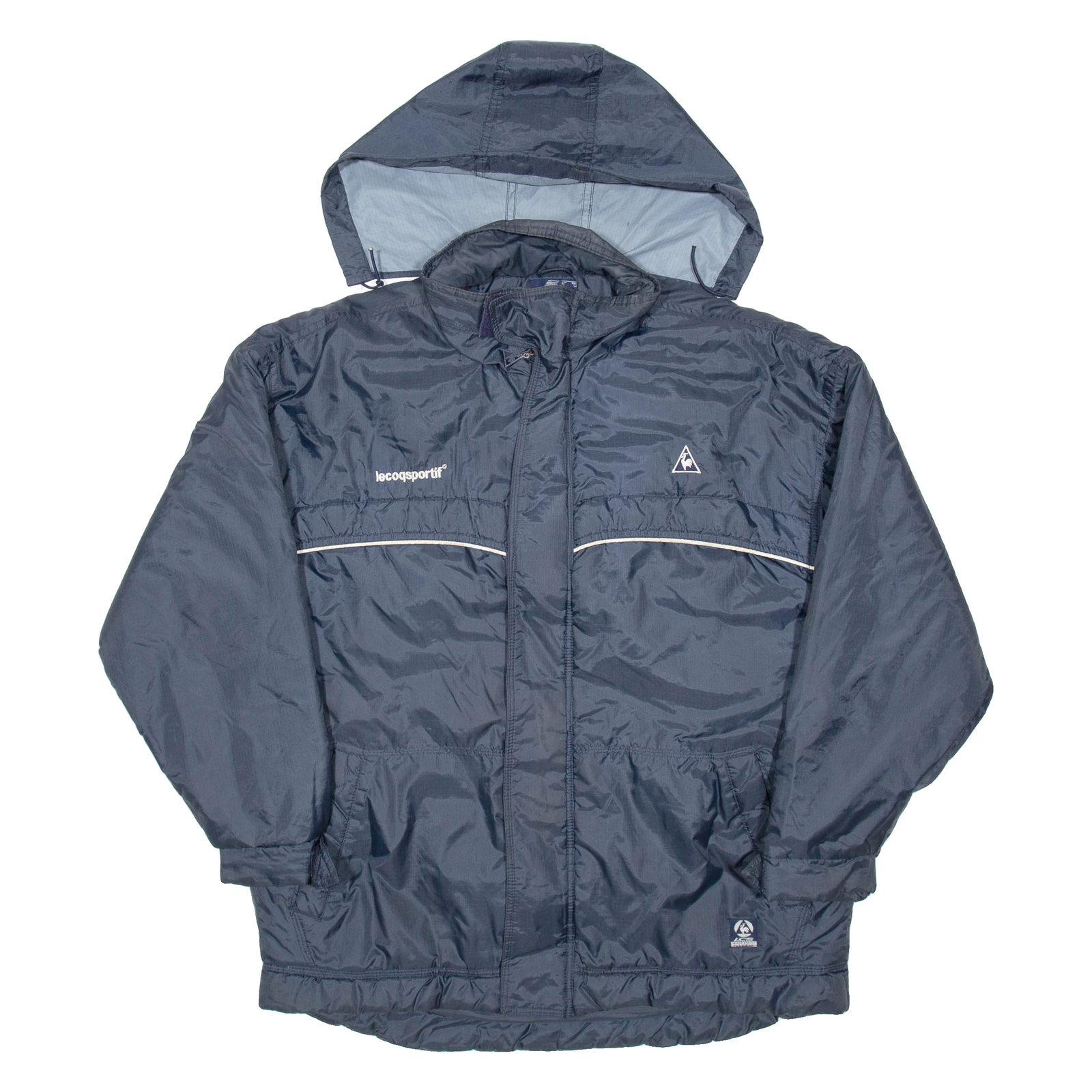 LE COQ SPORTIF Mens Coat Blue Hooded S Refurbished - N/A refurbished available on Cerqular