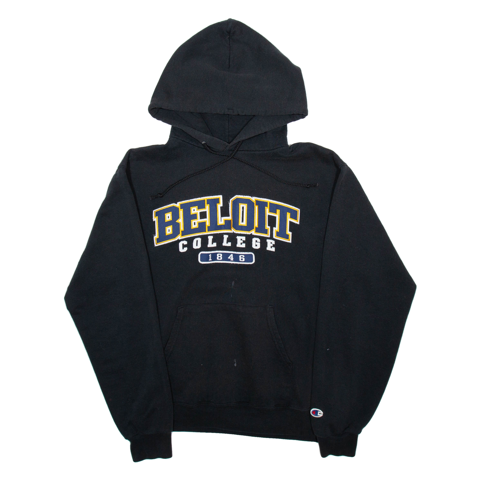 CHAMPION Beloit College Mens Black Hoodie USA M Refurbished - N/A refurbished available on Cerqular