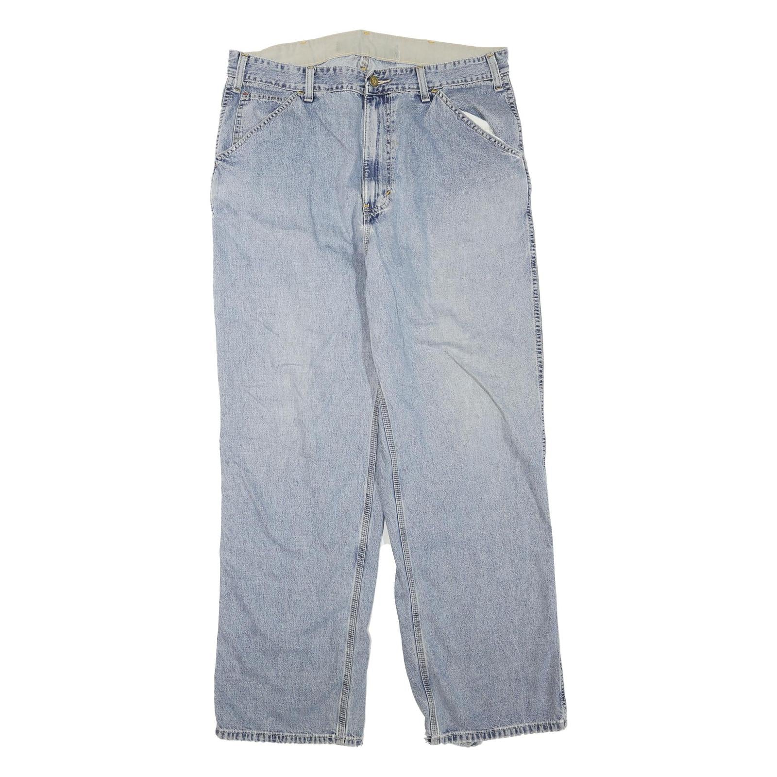 DICKIES Womens Regular Fit Blue Denim Jeans W36 L32 Workwear Straight Leg Cotton Refurbished - N/A refurbished available on Cerqular