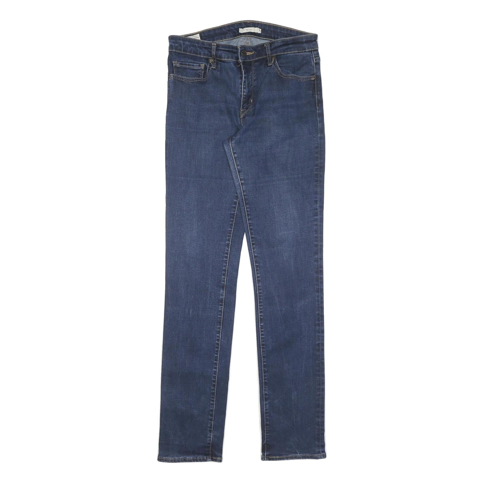 LEVI'S Womens Slim Blue Denim Classic Skinny Jeans W31 L34 Refurbished - N/A refurbished available on Cerqular