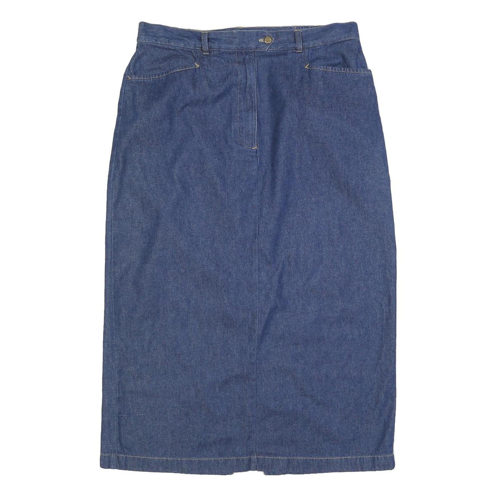 Buy CLASSIC ELEMENTS Womens Blue Denim Midi Cotton Blend Straight Skirt M Casual Refurbished - $19.49 CLASSIC ELEMENTS Womens Blue Denim Midi Cotton Blend Straight Skirt M Casual Refurbished - N/A refurbished available on Cerqular