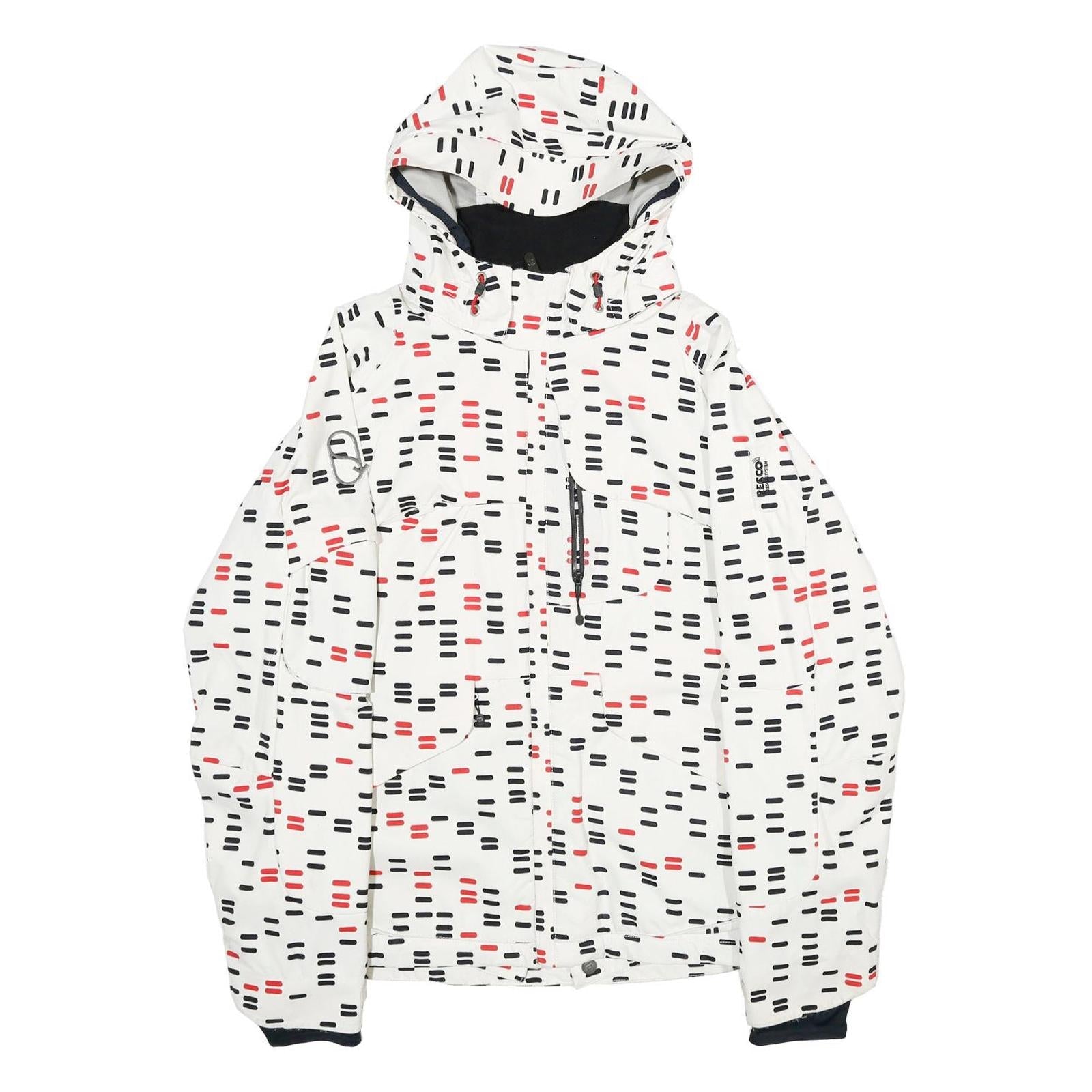 Buy BELOW ZERO Mens White & Black Red Patterned Zip Nylon Jacket S Outdoor Hooded Refurbished - $32.49 BELOW ZERO Mens White & Black Red Patterned Zip Nylon Jacket S Outdoor Hooded Refurbished - N/A refurbished available on Cerqular
