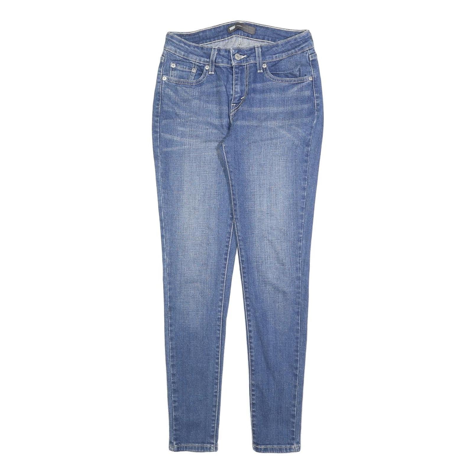 LEVI'S Womens Jeans Blue Slim Skinny Denim Medium W28 L30 Classic Zip Refurbished - N/A refurbished available on Cerqular