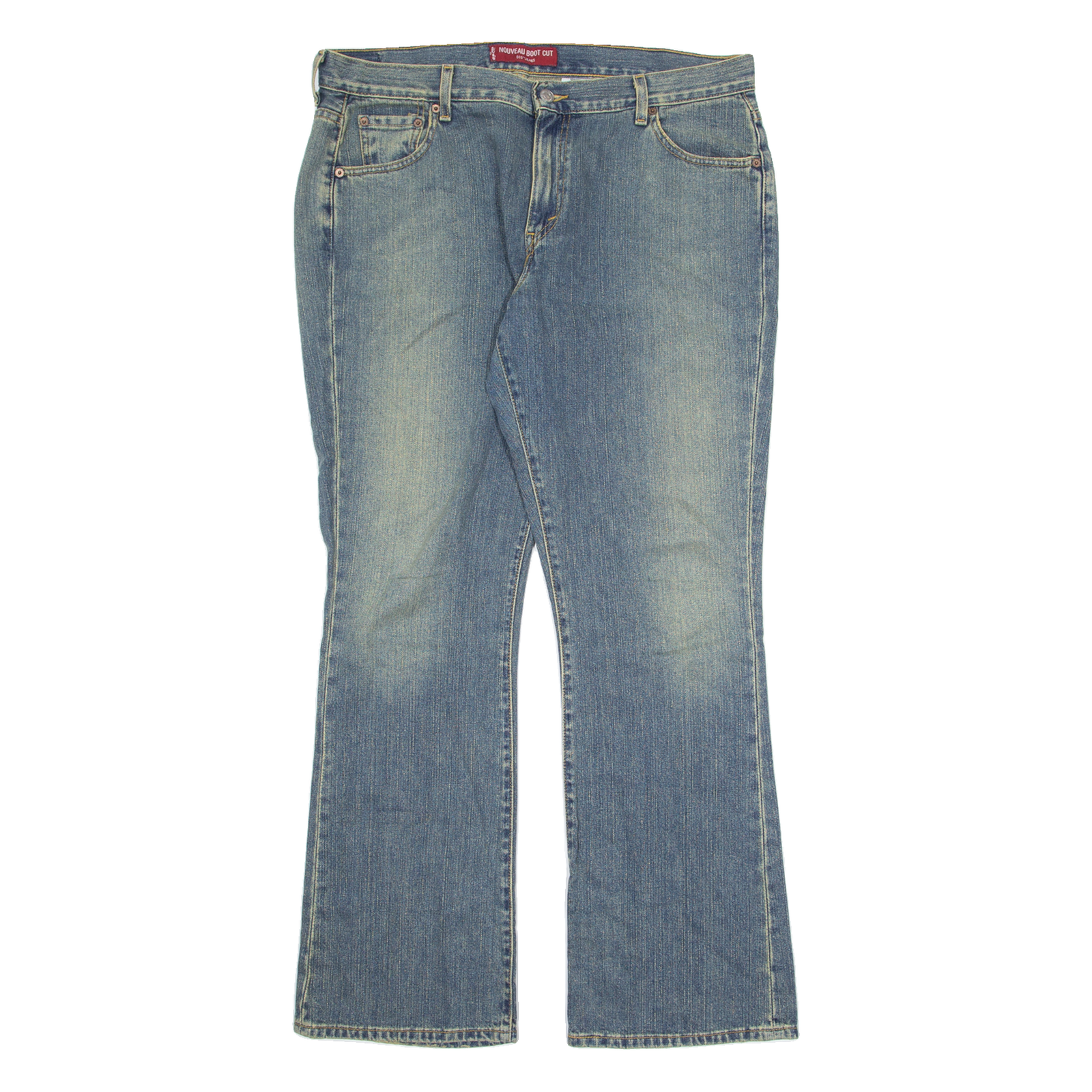 LEVI'S 515 Womens Jeans Blue Regular Bootcut Stone Wash W38 L32 Refurbished - N/A refurbished available on Cerqular