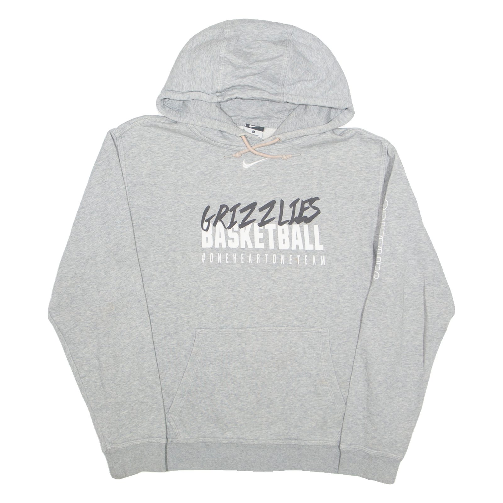NIKE Grizzlies Basketball Mens Grey Hoodie USA L Refurbished - N/A refurbished available on Cerqular