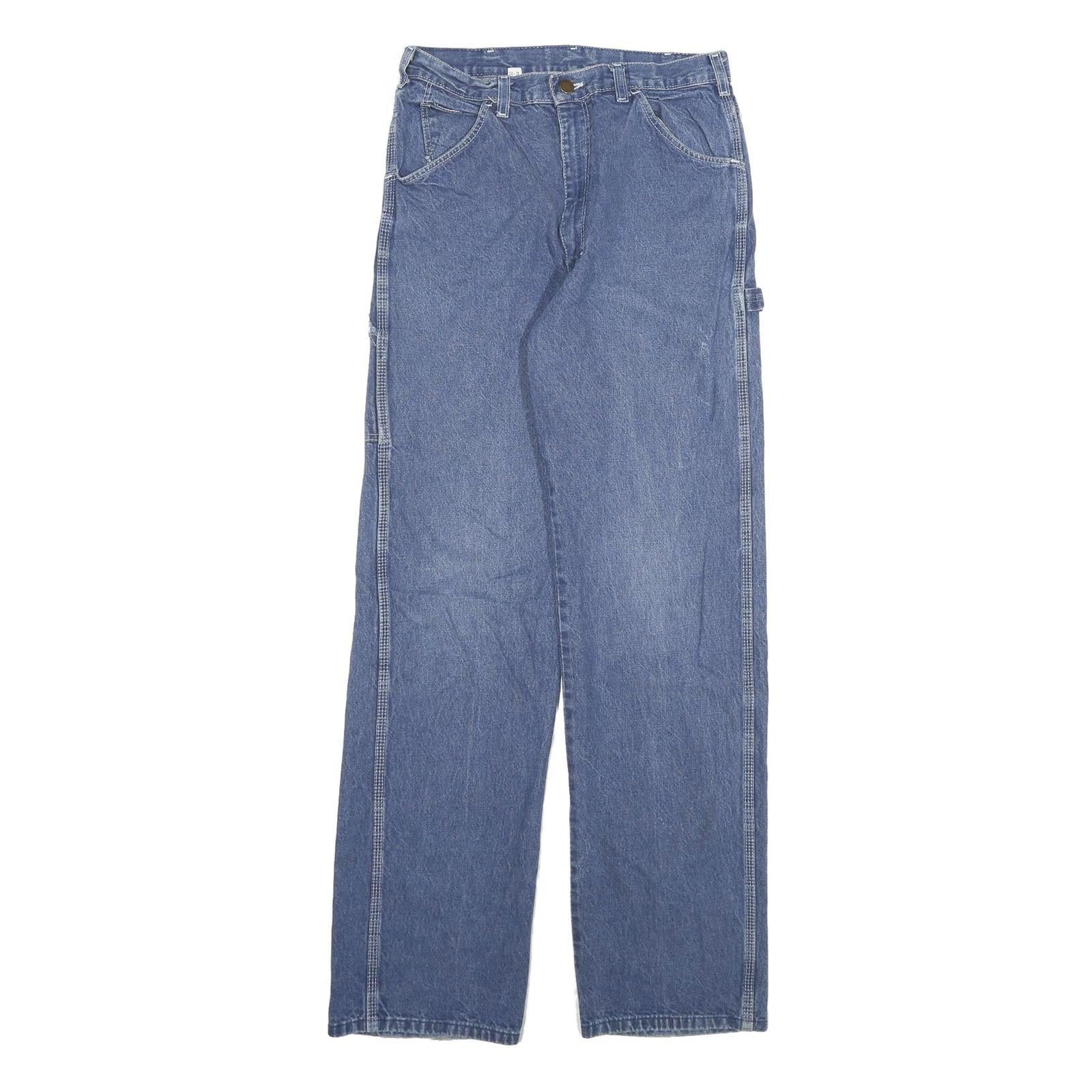DICKIES Mens Blue Regular Fit Straight Denim Jeans W28 L32 Workwear Style Refurbished - N/A refurbished available on Cerqular