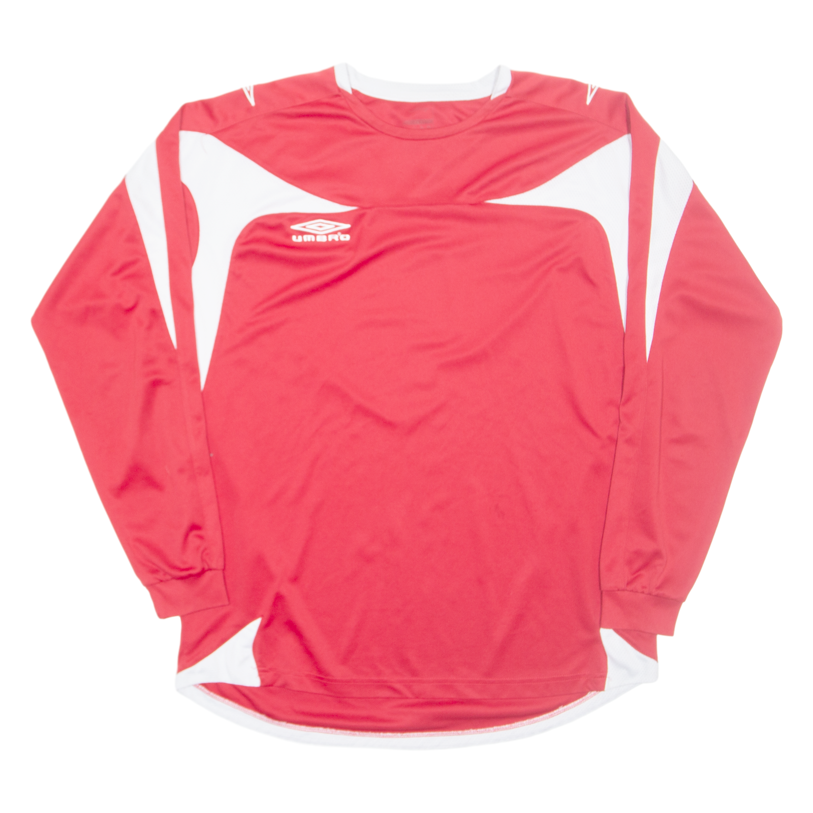 UMBRO Mens Football Shirt Jersey Red Long Sleeve 2XL Refurbished - N/A refurbished available on Cerqular
