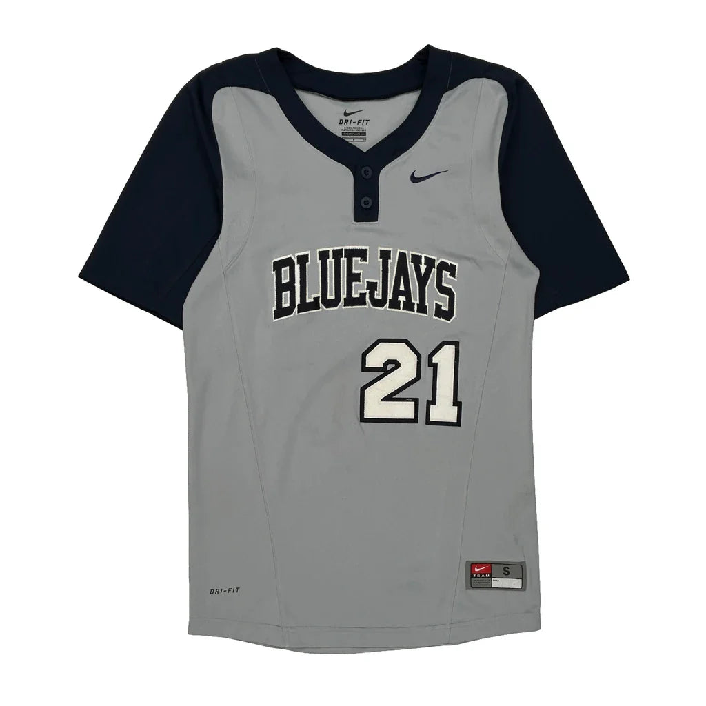 Buy Bluejays Nike Jersey - Small Grey Polyester Refurbished - $45.55 Bluejays Nike Jersey - Small Grey Polyester Refurbished - Thrifted (note: this is a term often used to describe second- refurbished available on Cerqular