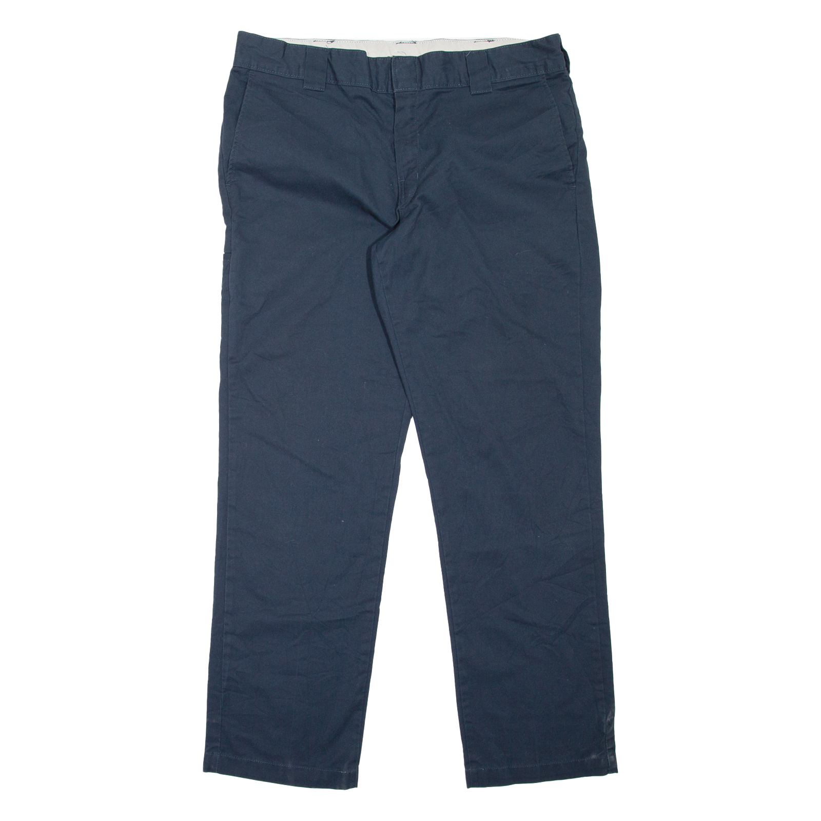 DICKIES Workwear Womens Trousers Blue Slim Tapered W36 L32 Refurbished - N/A refurbished available on Cerqular