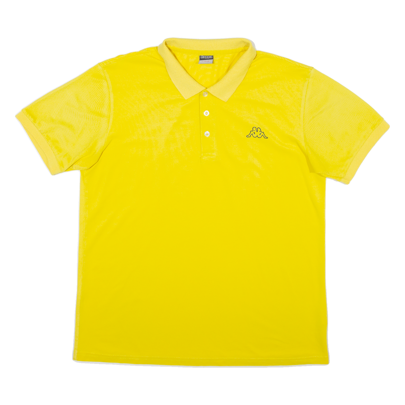 KAPPA Mens Polo Shirt Yellow L Refurbished - N/A refurbished available on Cerqular