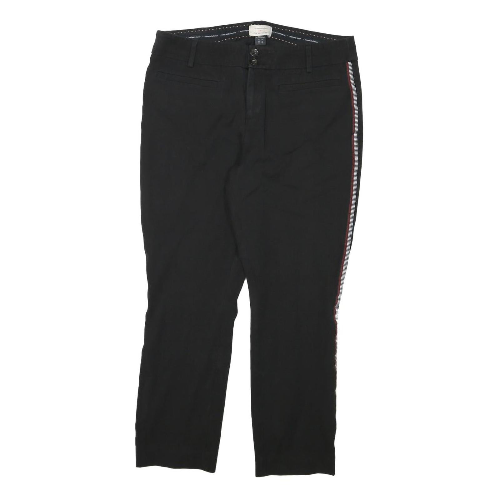 Buy ANTHROPOLOGIE Womens Polyester Blend Black Slim Straight Trousers W31 L24 Side Refurbished - $58.49 ANTHROPOLOGIE Womens Polyester Blend Black Slim Straight Trousers W31 L24 Side Refurbished - N/A refurbished available on Cerqular
