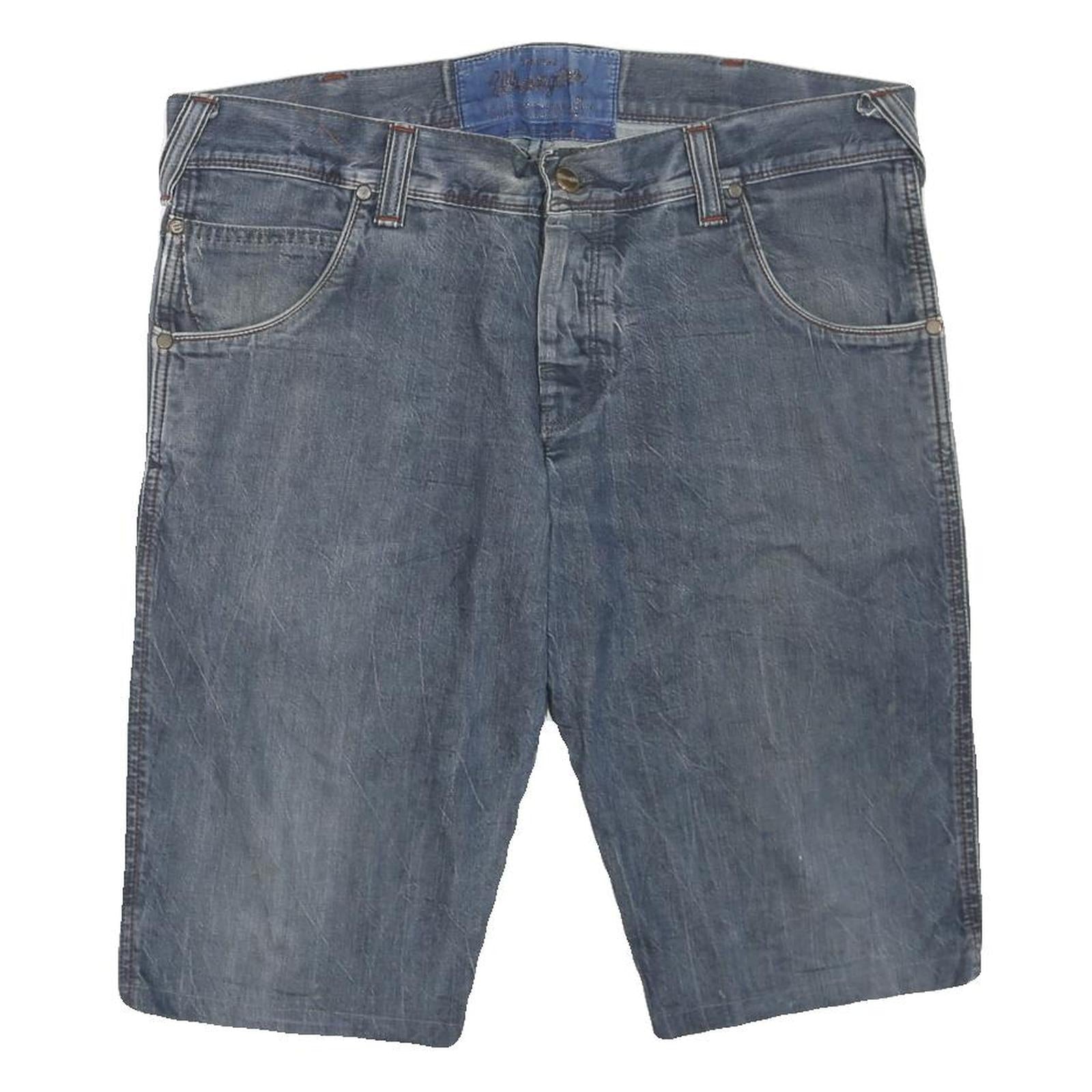 WRANGLER Womens Denim Blue Casual Shorts XL W40 Summer Wear Refurbished - N/A refurbished available on Cerqular